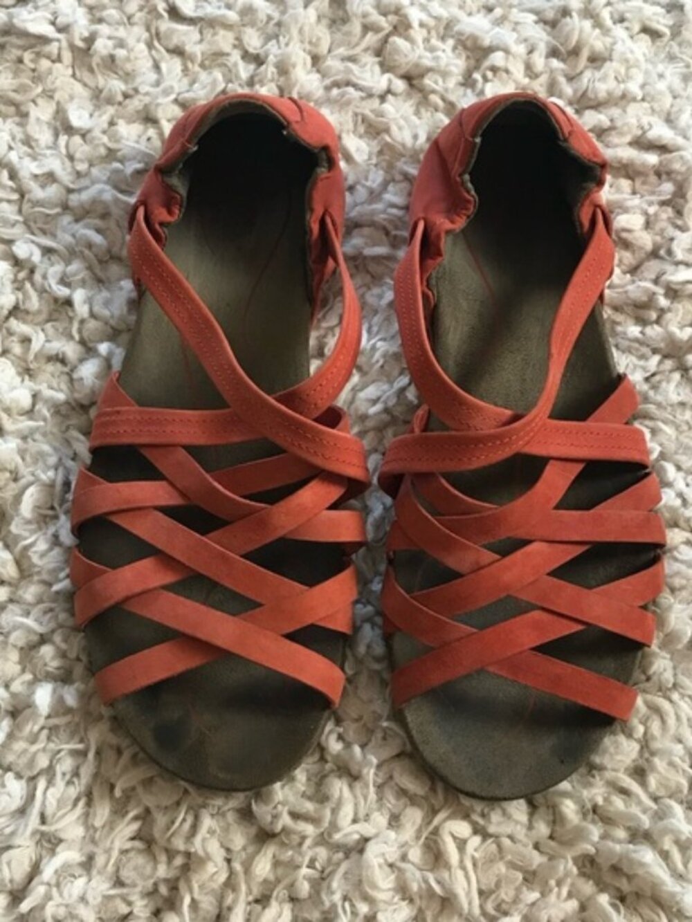 AHNU Strappy Sandals Size 10